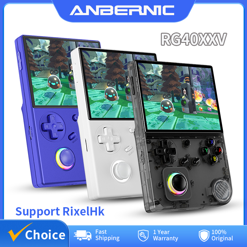 Gaming Console With Gta - ANBERNIC RG40XXV Retro Handheld-Spielekonsole 4'' IPS-Bildschirm