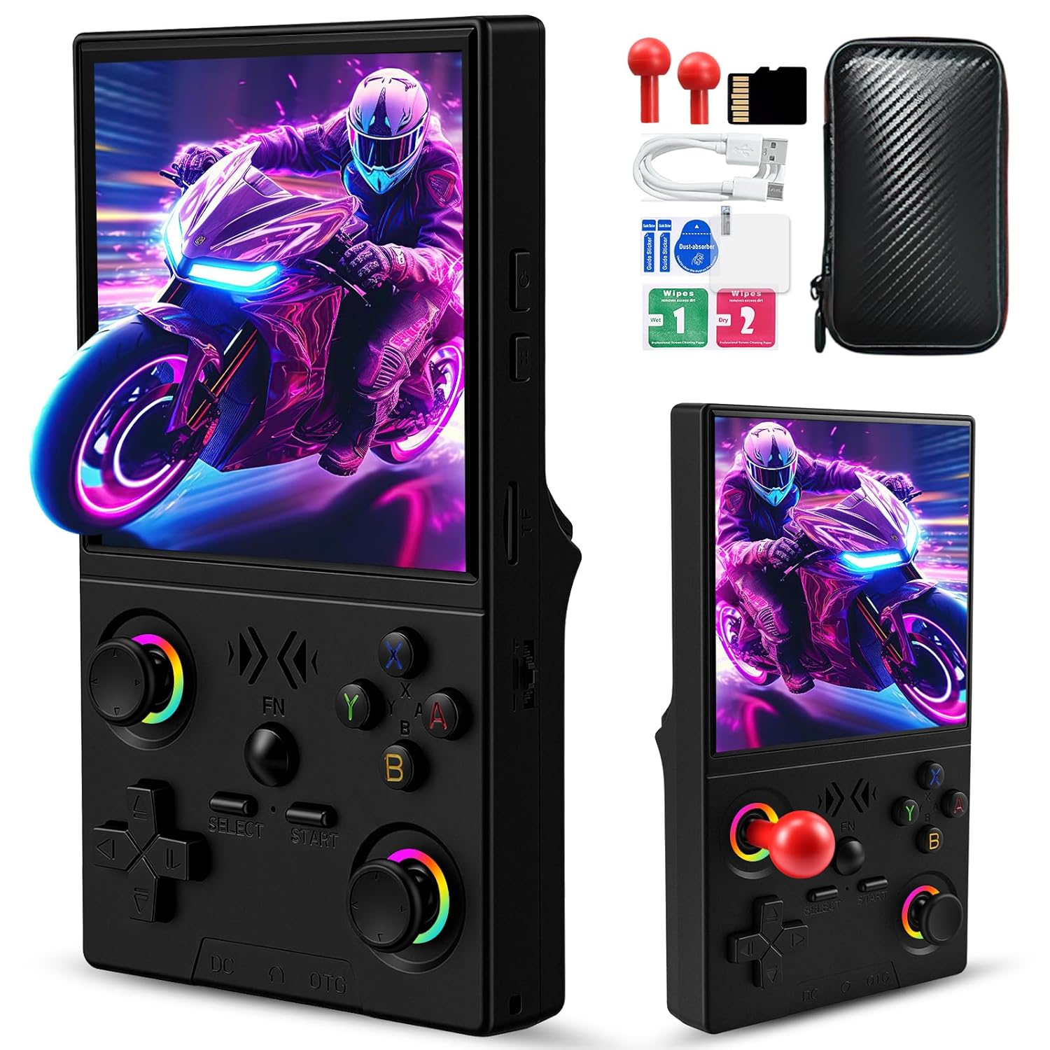 Gaming Console Retro Handheld - FLLBW XF40V Retro Handheld-Spielkonsole 4,0-Zoll HD