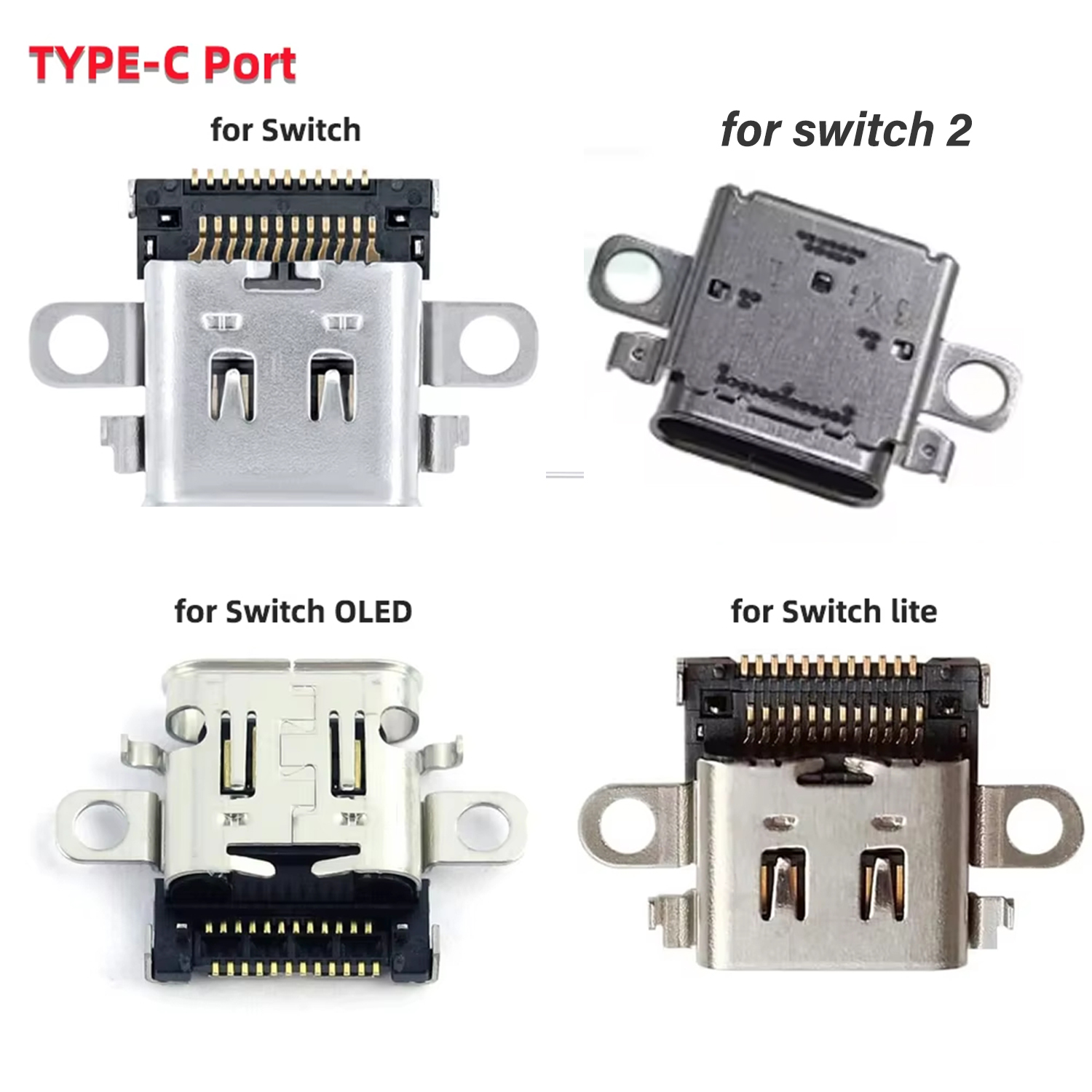 Nintendo Console Switch 2 - Ersatz Typ C Port Ladeanschluss für