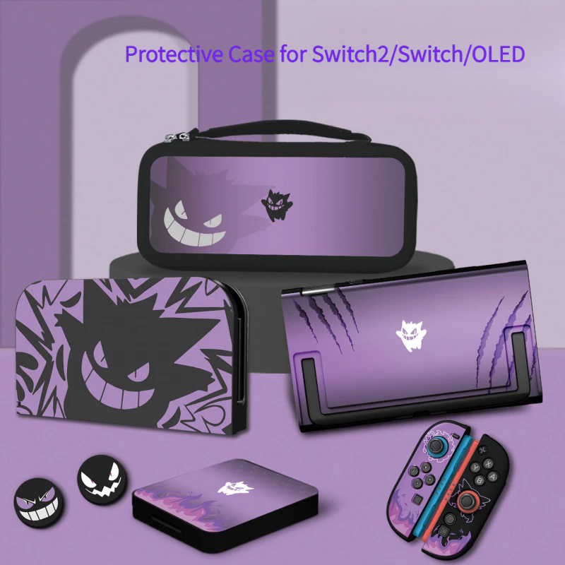 Nintendo Console Switch 2 - Anime Purple Gengar Schutzhülle für Nintendo