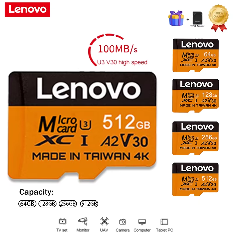 Gaming Console In Phone - Lenovo Secure 512GB SD-Karten Micro TF