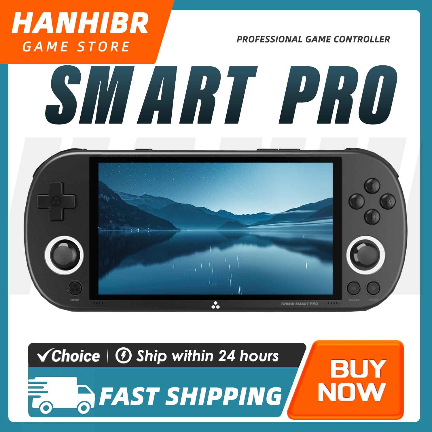 Gaming Console With Gta - TRIMUI SMART PRO Open-Source-Linux-Handheld-Spielkonsole mit 4,96-Zoll-IPS-Bildschirm,