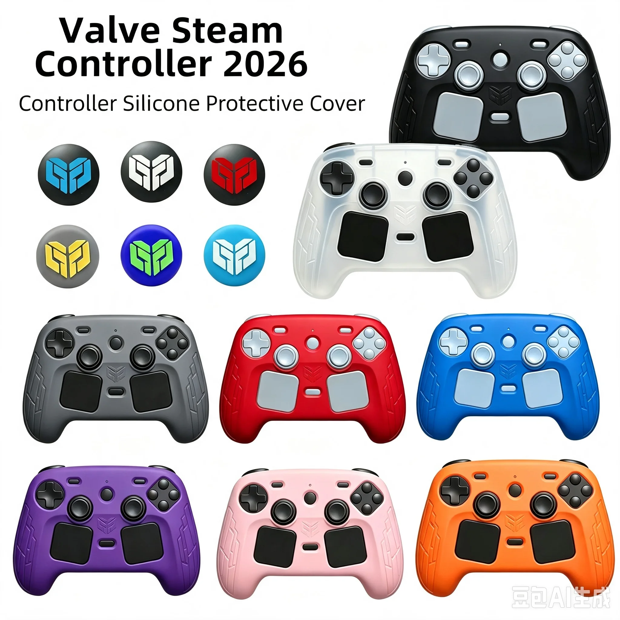 Ps5 Controller Cover - Rutschfeste Controller-Hülle für Steam Controller 2