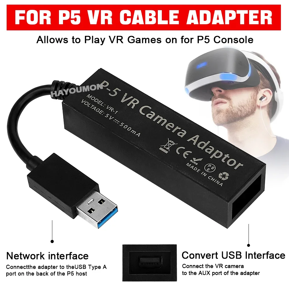 Gaming Console Ps5 - Für PS5 VR-Kabeladapter für PS5-Konsole USB
