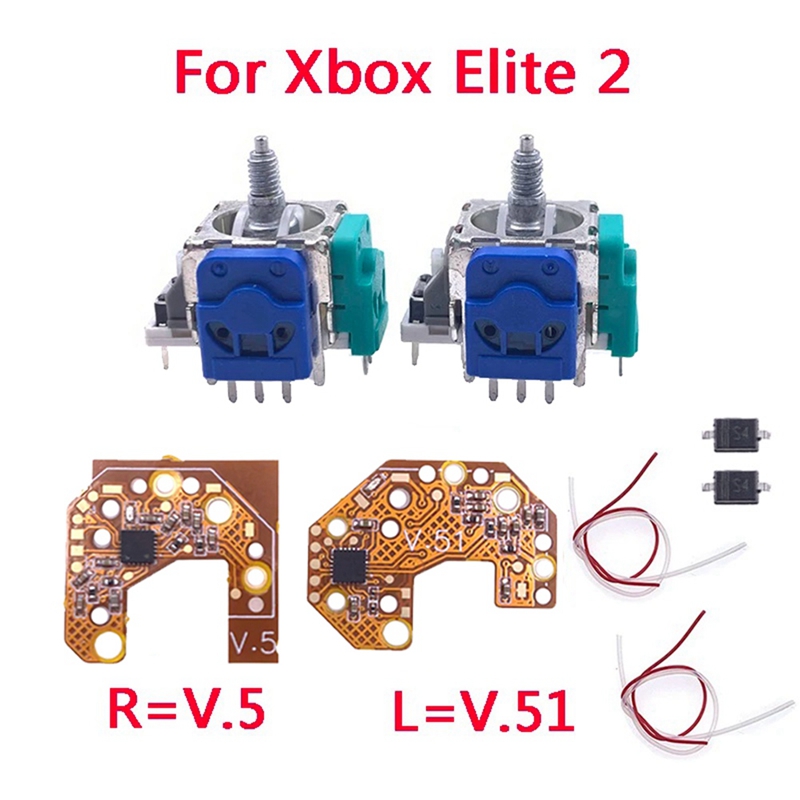 Flight Joystick Sim - Praktische 2-teilige Hall-Joystick + Kalibrierungsplatine für