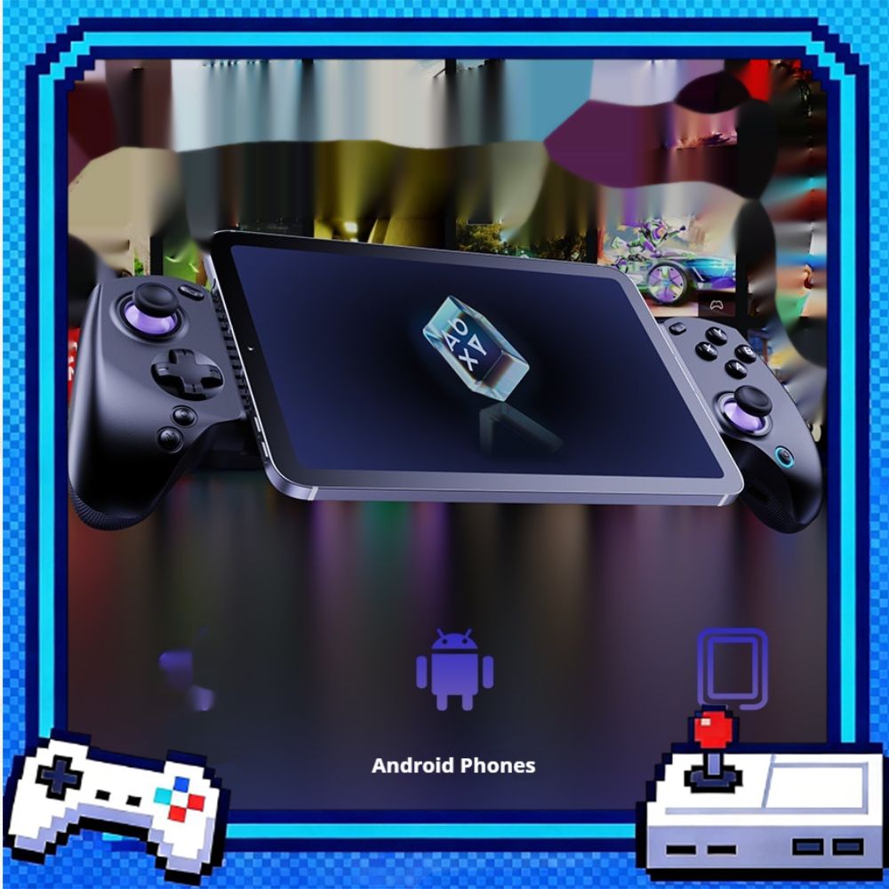 Flight Joystick Sim - Abxylute S8 Lite Ausziehbarer Mobil-Tablet-Spielcontroller Kabelgebunden