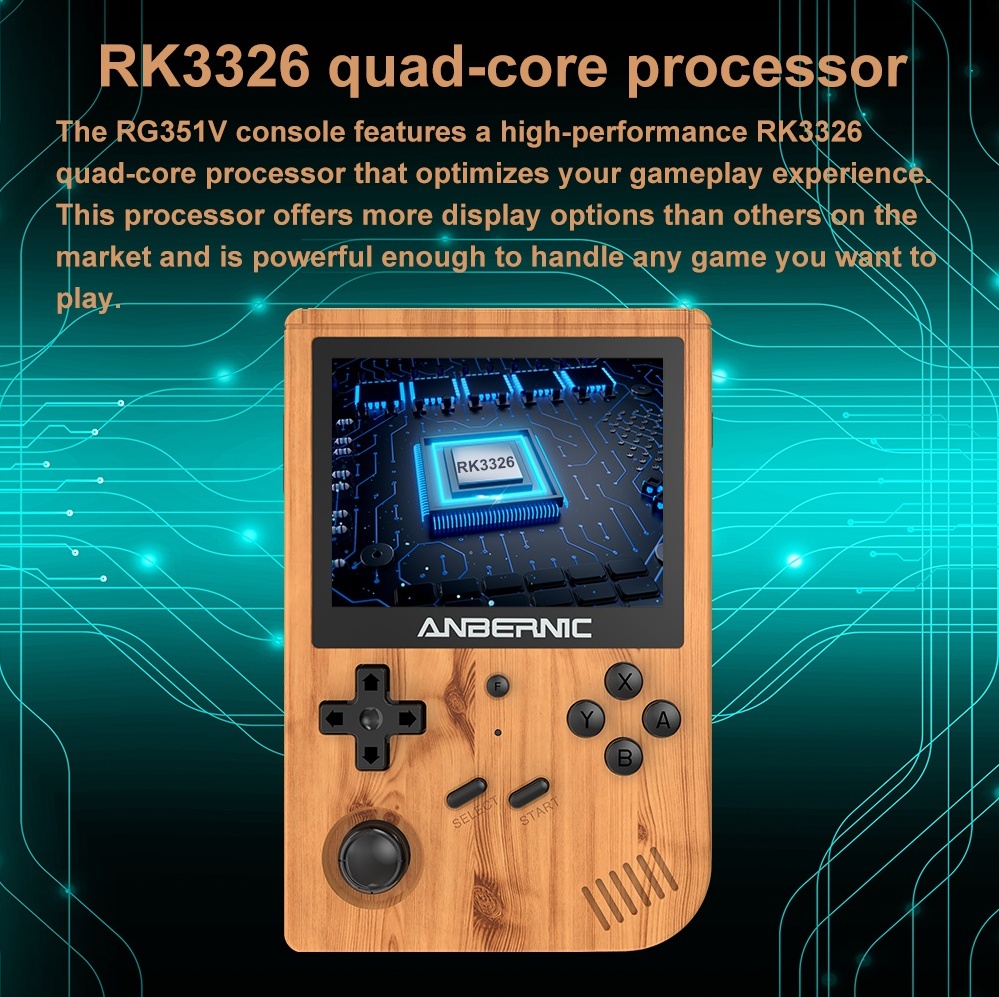 ANBERNIC Neue RG351V Retro-Spi – Gaming Console X6 Bewertung und Preis
