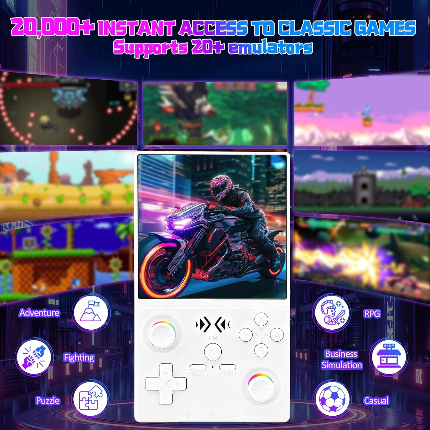 FLLBW XF40V Retro Handheld-Spi – Gaming Console Retro Handheld Bewertung und Preis