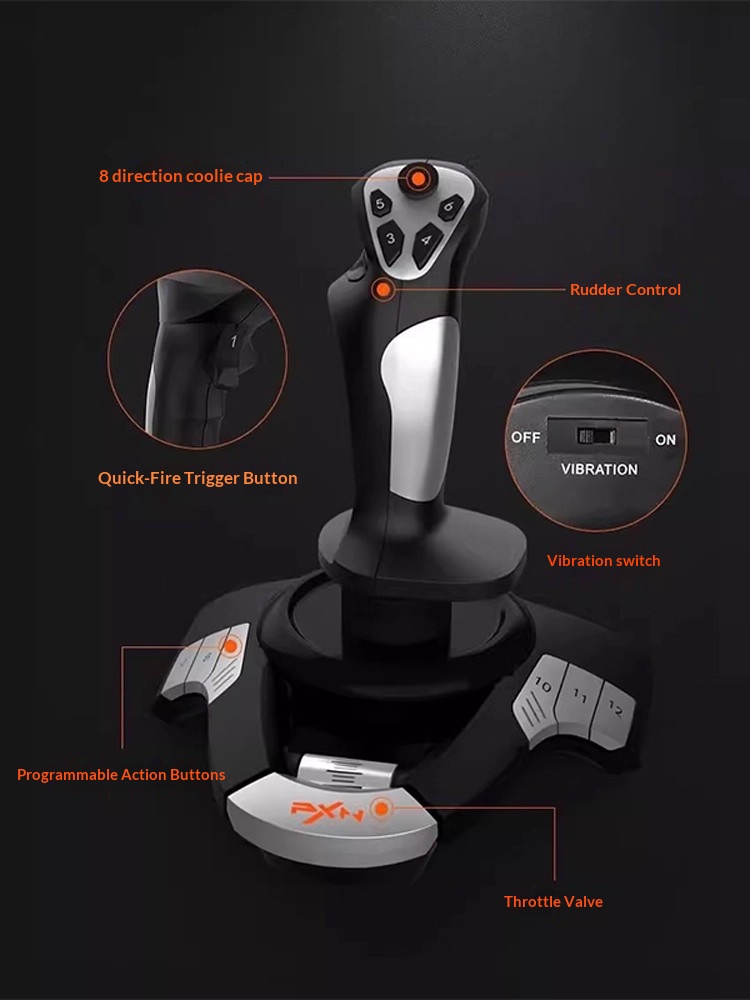 PXN F16 Simulierter Flughebel  – Flight Joystick Sim Bewertung und Preis