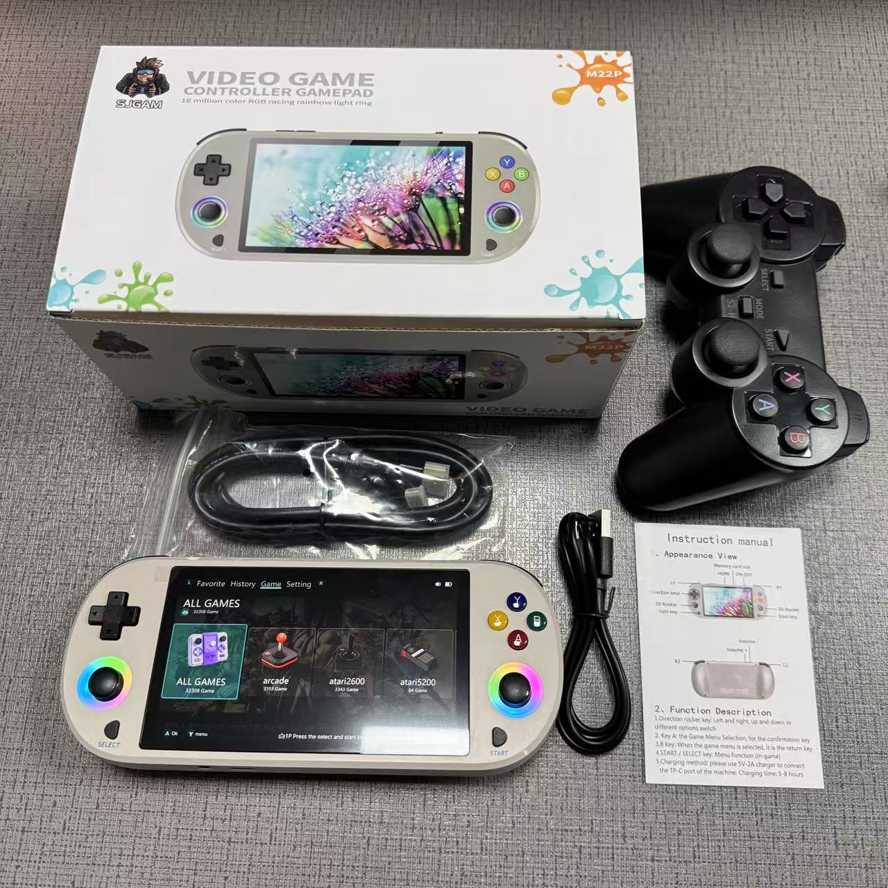 Neue 128GB M22 Pro Tragbare Re – Gaming Console With Gta Bewertung und Preis