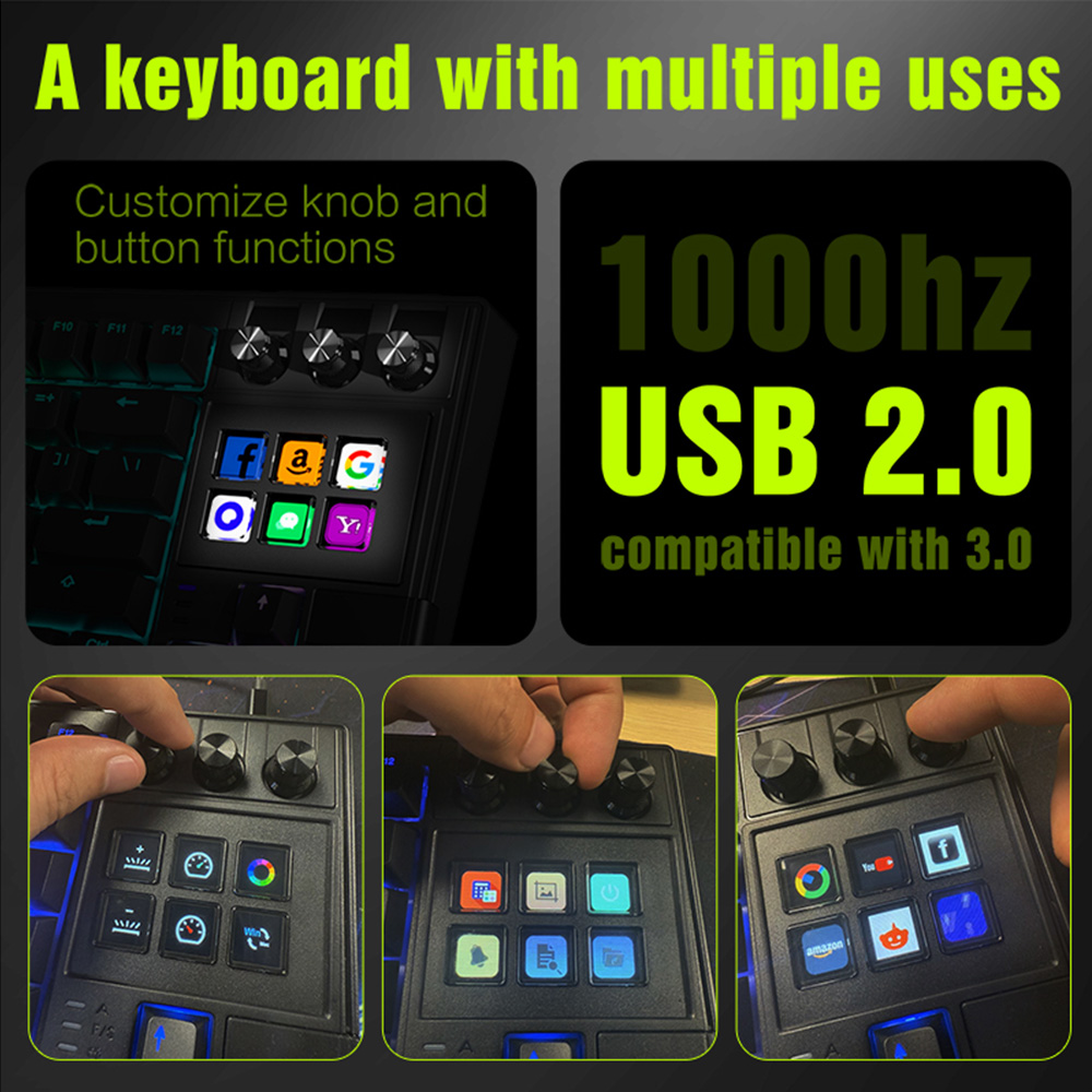 MRSVI K1 Pro AI Stream Deck Ga – Gaming Console With Keyboard Bewertung und Preis
