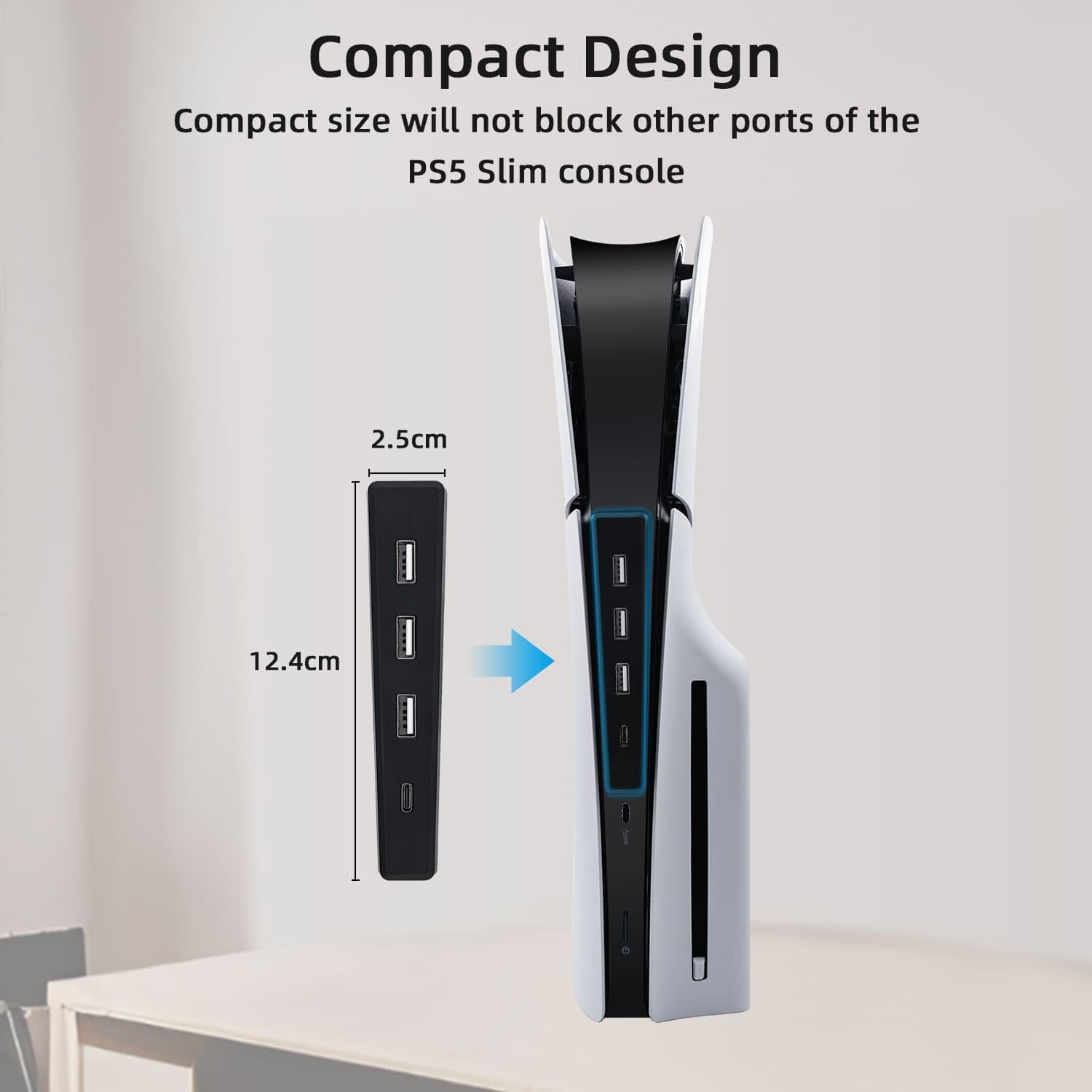 4 Ports USB-Hub für ps5 Slim D – Gaming Console Ps5 Bewertung und Preis