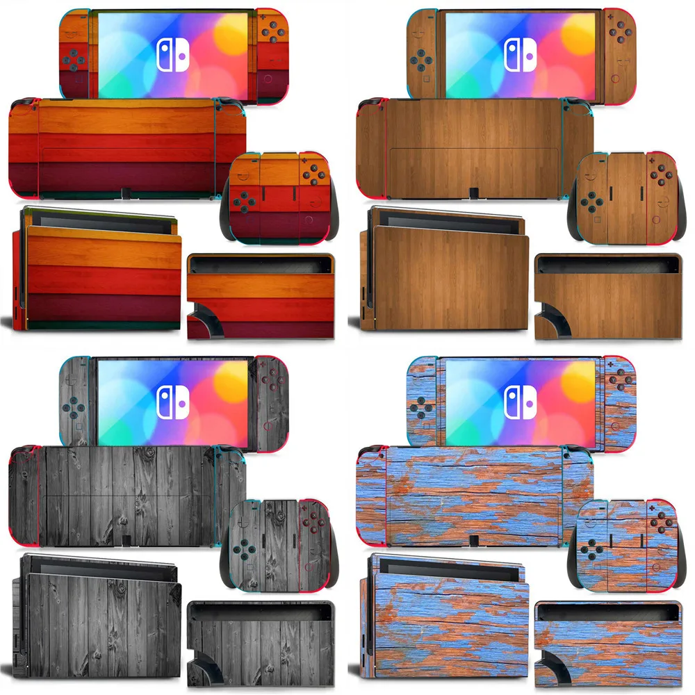 Für Nintendo Switch OLED Holzm – Console Skin Wrap Bewertung und Preis
