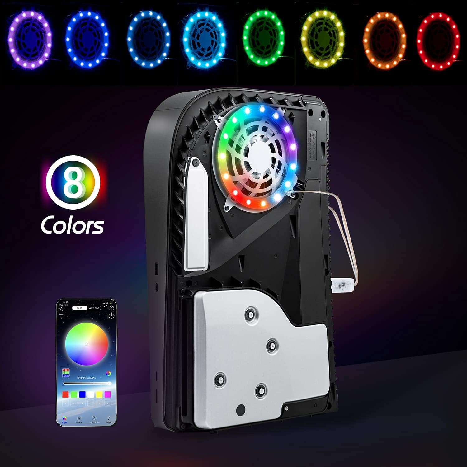 RGB LED-Lichtstreifen für PS5  – Gaming Console Ps5 Bewertung und Preis