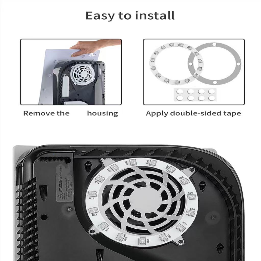 RGB LED-Lichtstreifen für PS5  – Gaming Console Ps5 Bewertung und Preis