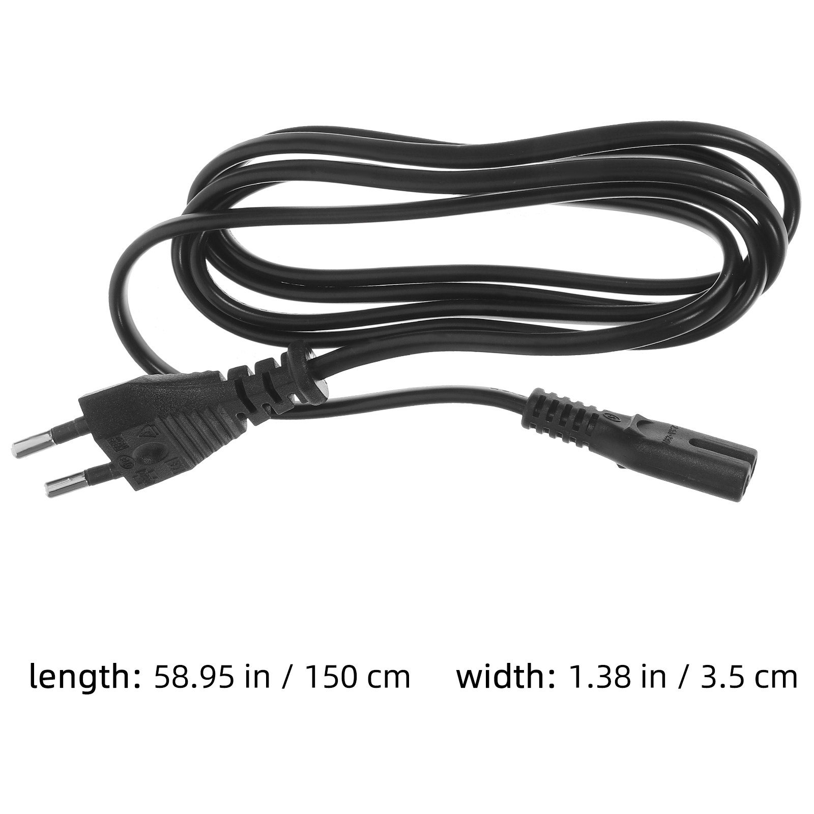 2 Stück Netzkabel-Ersatzkabel, – Gaming Console Portable Pc Bewertung und Preis