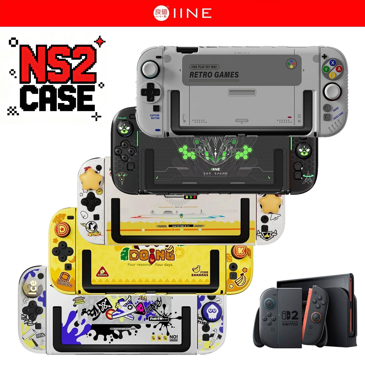 IINE Retro Case Switch 2 Schut – Gaming Console Nintendo Switch 2 Bewertung und Preis