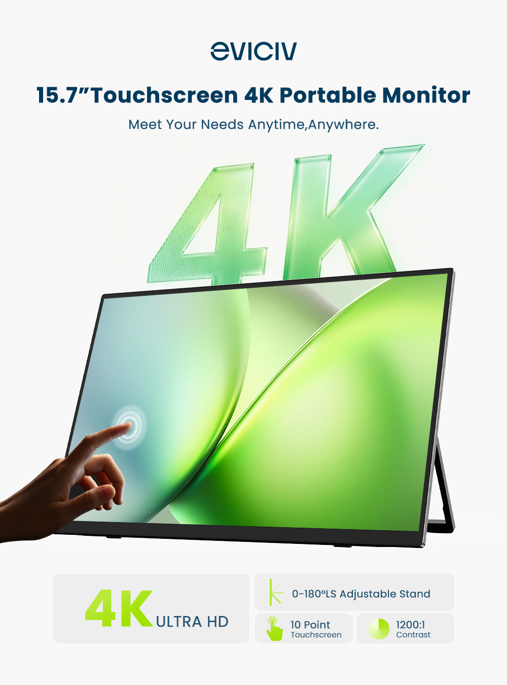 EVICIV 4K tragbarer Monitor 10 – Gaming Console Portable Pc Bewertung und Preis