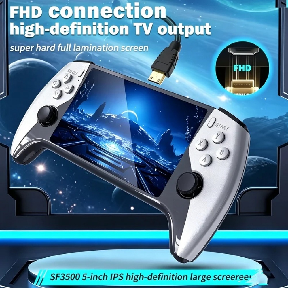 SF3500 5 Zoll Handheld-Spielko – Gaming Console Retro Handheld Bewertung und Preis